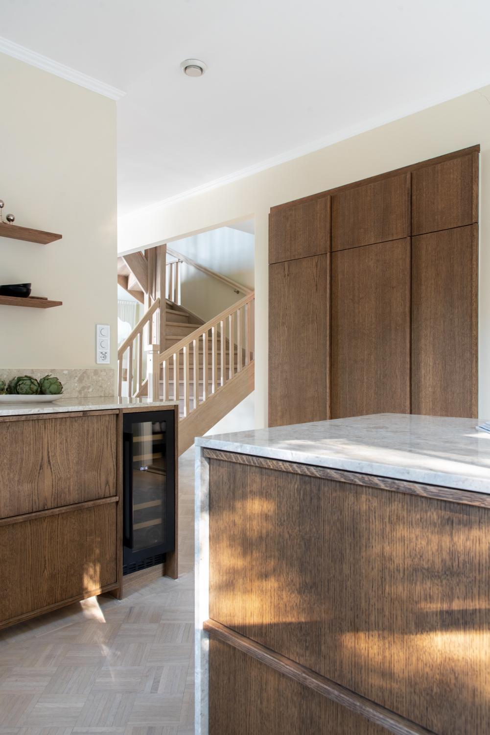 Dark Oak Ikea kitchen