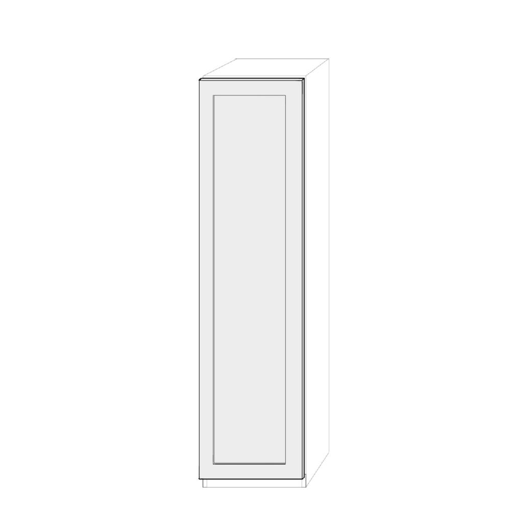 Högerhängd dörr 50cm Pax - med Ram
