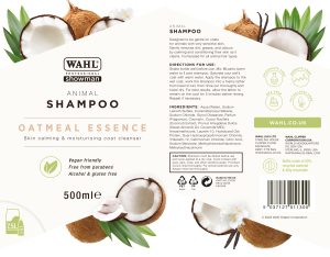 Wahl Oatmeal Shampoo 500ml