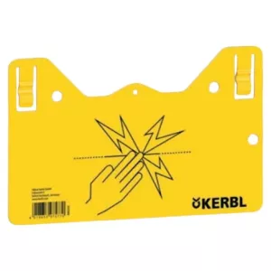 Kerbl Varningsskylt, elstängsel