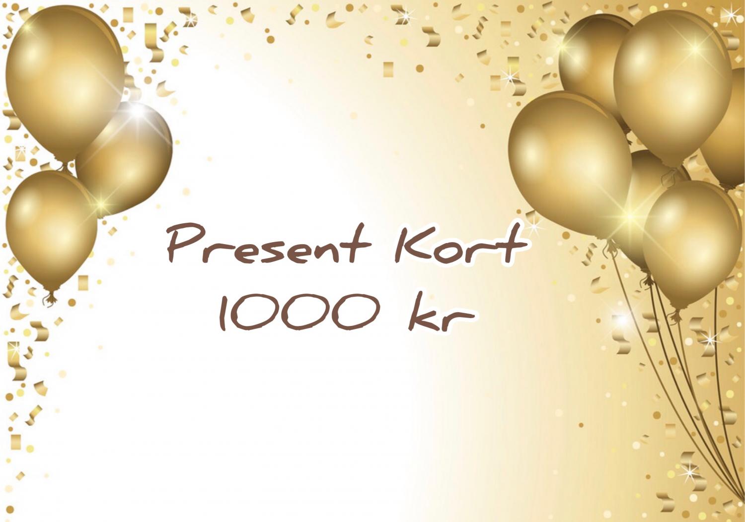 Present Kort. 1000 KR