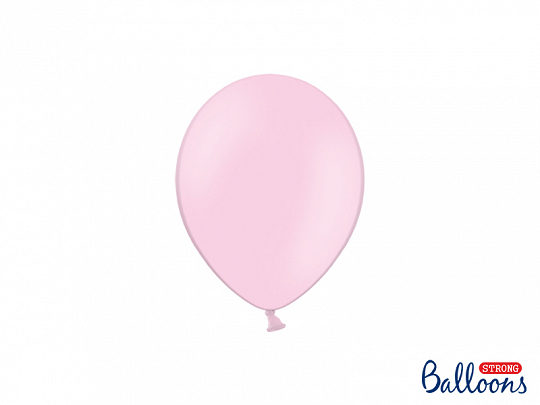 Eco Små Latex Ballong i Pastell Rosa/Baby pink. 10 pack. 12cm