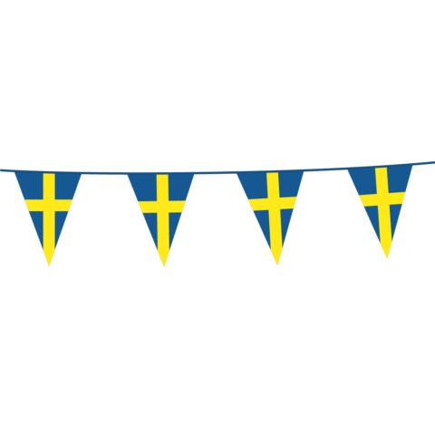 Sveriges flagga som vimpel