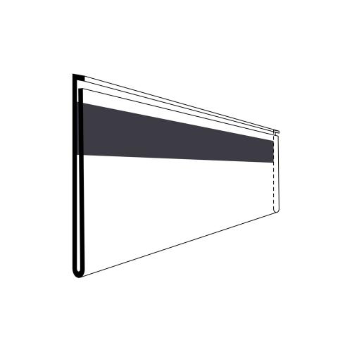 Etiketthållare 210x39 mm 50 st/fp magnet