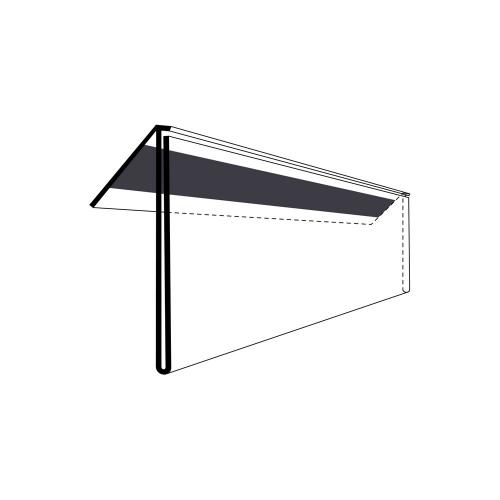 Etiketthållare 210x50 mm 50 st/fp vinklad 45 magnet