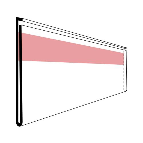 Etiketthållare 210x75 mm 50 st/fp