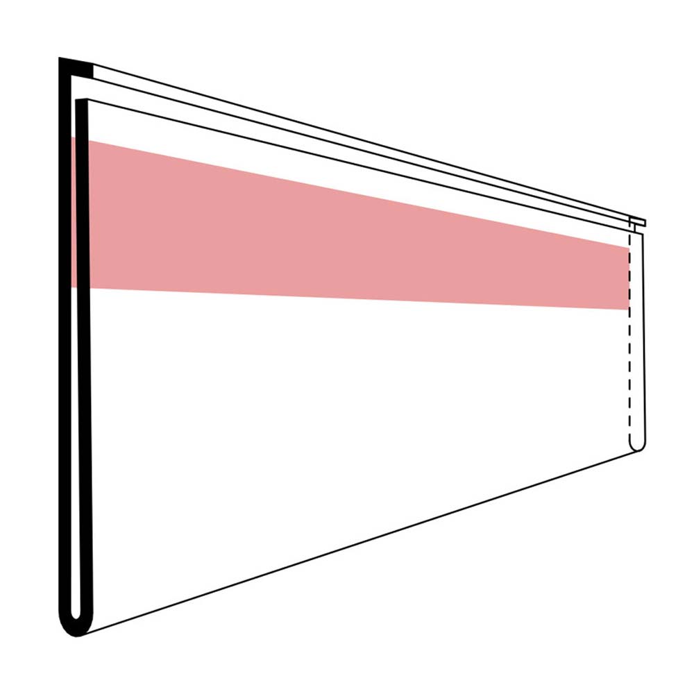 Etiketthållare 1000x100 mm 50 st/fp