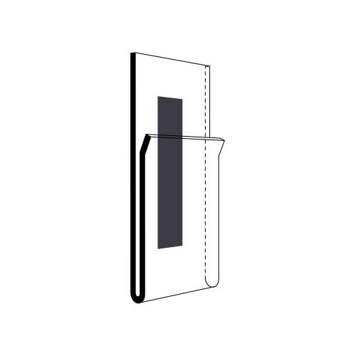 Etiketthållare 75x150 mm 50 st/fp magnet