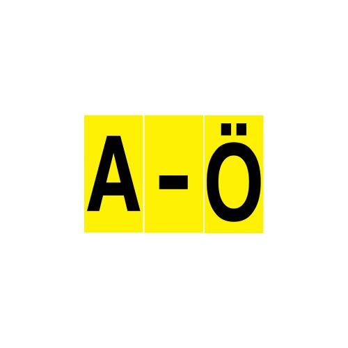 Bokstäver A-Ö - 16x25 mm 348 st/fp