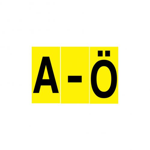Bokstäver A-Ö - 28x50 mm 174 st/fp