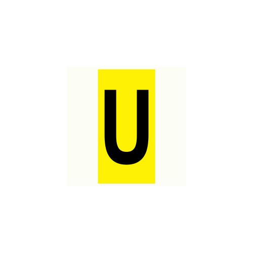 Bokstav U - 42x80 mm 20 st/fp