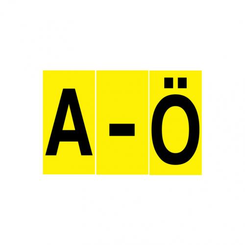 Bokstäver A-Ö - 42x80 mm 116 st/fp
