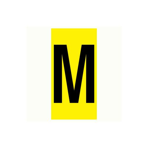 Bokstav M - 75x150 mm 5 st/fp