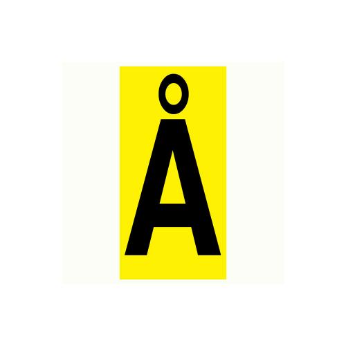 Bokstav Å - 75x150 mm 5 st/förpack