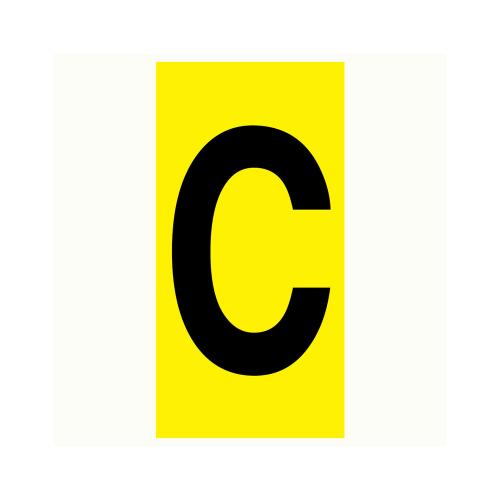 Bokstav C - 100x210 mm 2 st/fp