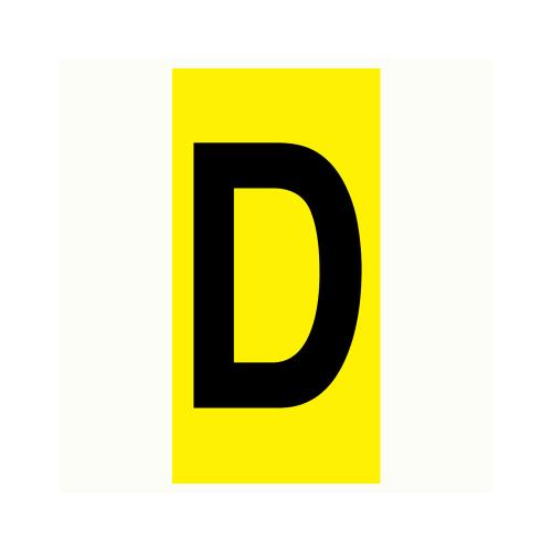 Bokstav D - 100x210 mm 2 st/fp