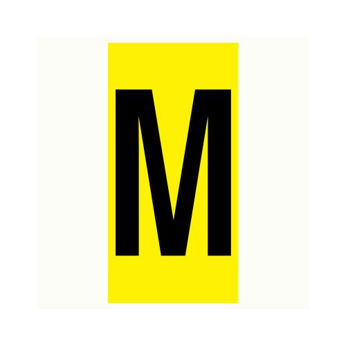 Bokstav M - 100x210 mm 2 st/fp