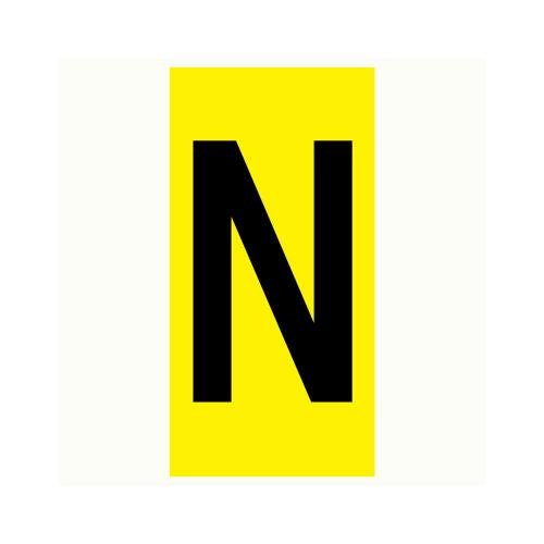 Bokstav N - 100x210 mm 2 st/fp
