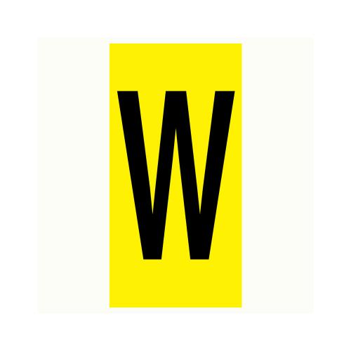 Bokstav W - 100x210 mm 2 st/fp
