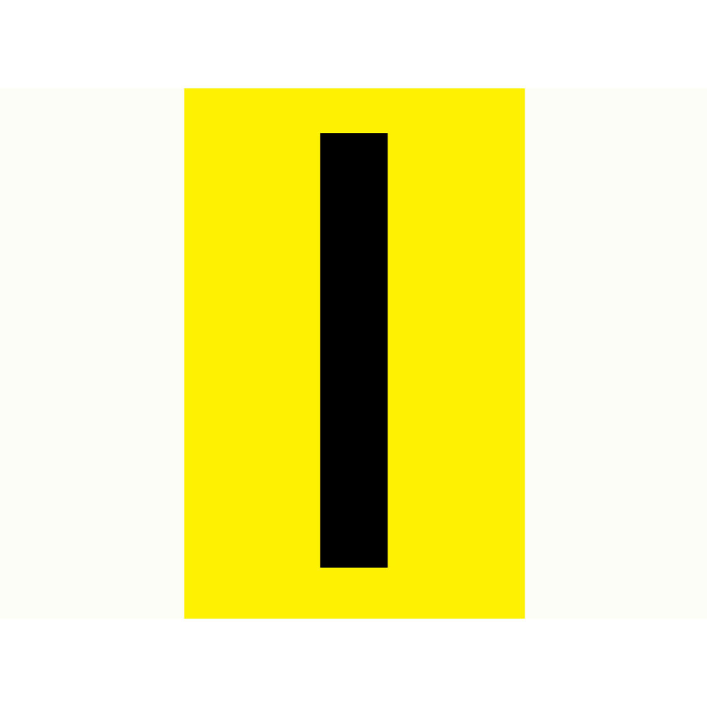 Bokstav I - 210x300 mm 1 st/fp