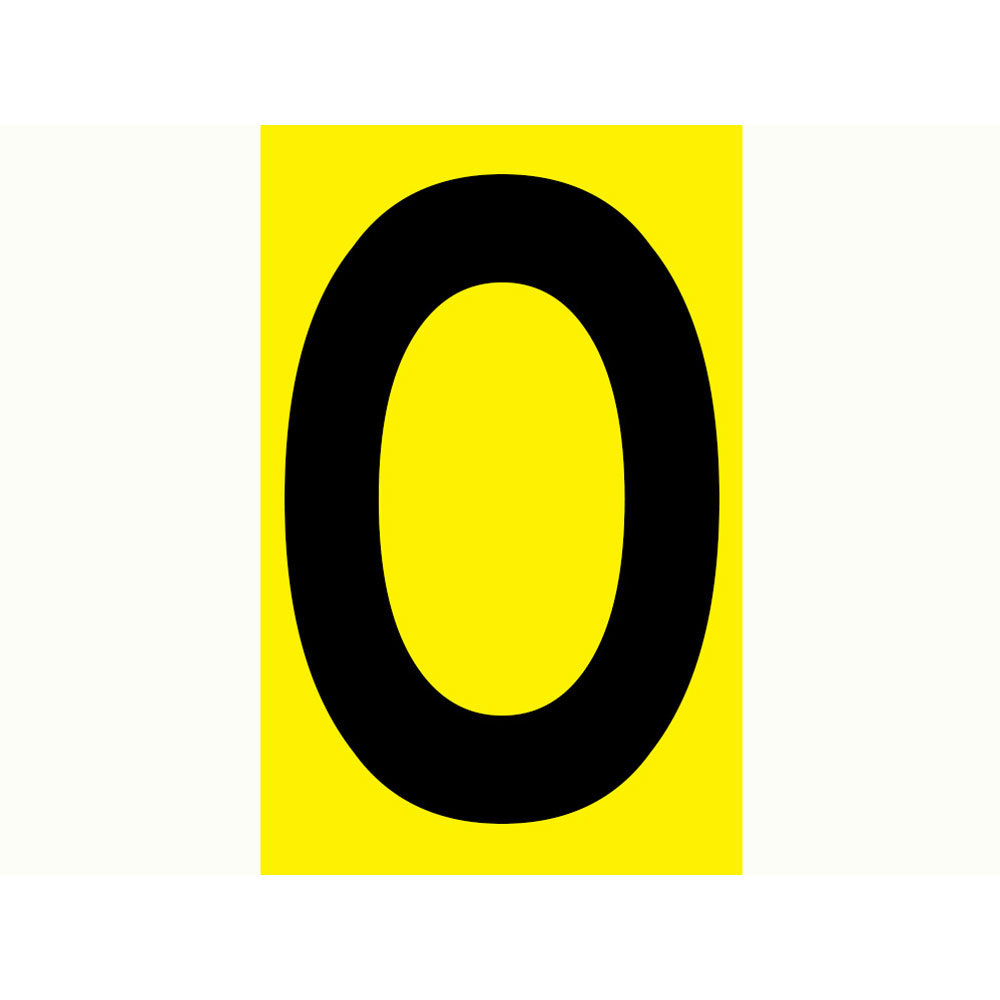 Bokstav O - 210x300 mm 1 st/fp