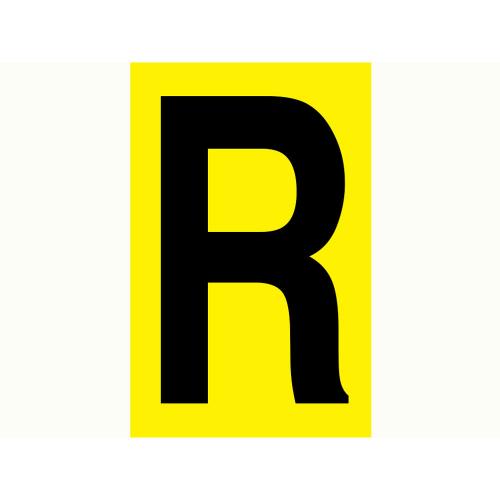 Bokstav R - 210x300 mm 1 st/fp