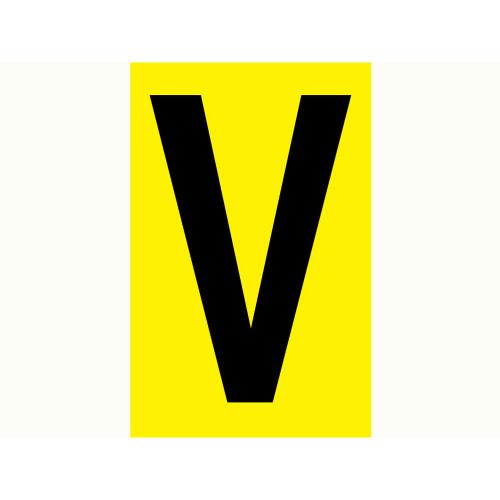 Bokstav V - 210x300 mm 1 st/fp