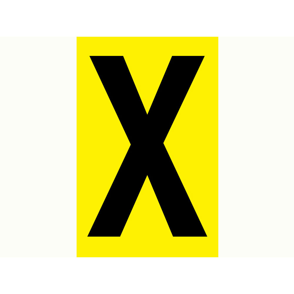 Bokstav X - 210x300 mm 1 st/fp