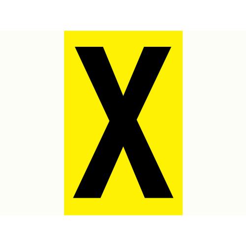 Bokstav X - 210x300 mm 1 st/fp
