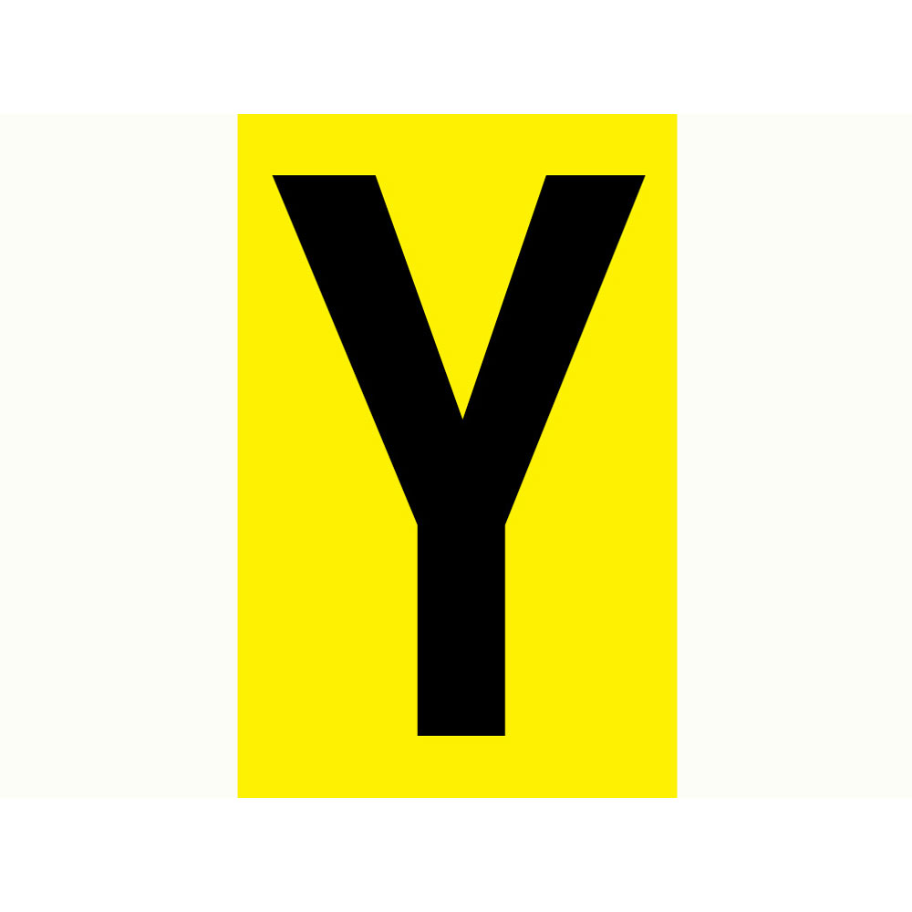 Bokstav Y - 210x300 mm 1 st/fp