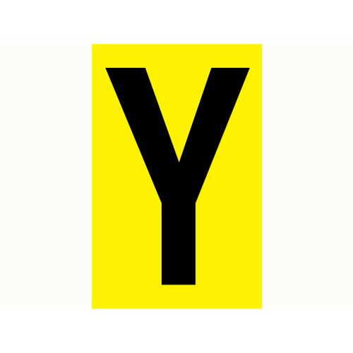 Bokstav Y - 210x300 mm 1 st/fp