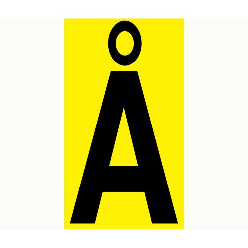 Bokstav Å - 210x300 mm 1 st/förpack