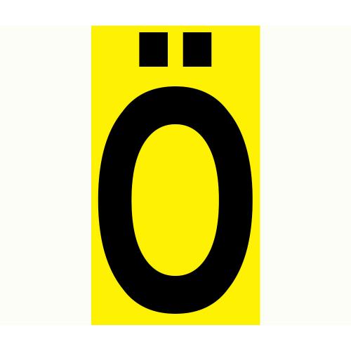 Bokstav Ö - 210x300 mm 1 st/förp
