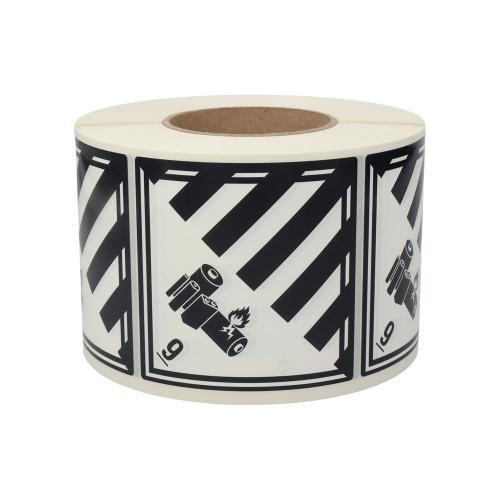 Klass 9 100x100 mm 500 st/rl Lithiumbatterier