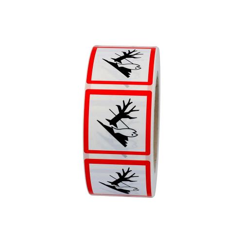 GHS 09 Miljöfarlig 50x50 mm 500 st/rl