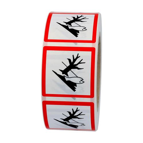 GHS 09 Miljöfarlig 100x100 mm 500 st/rl