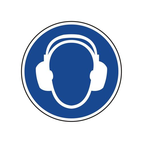 Använd hörselskydd rund 100 mm 10 st/fp