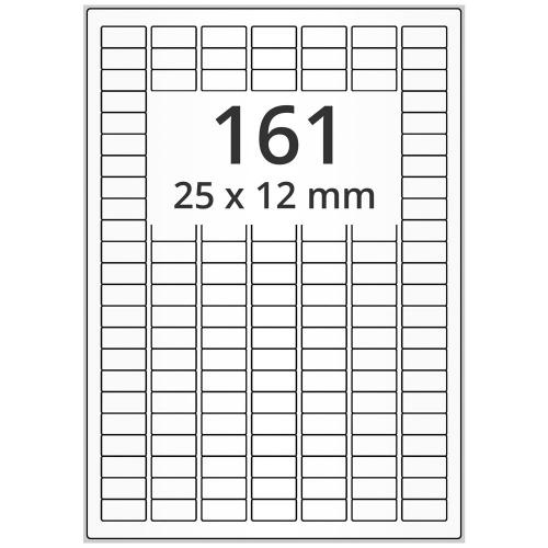 A4 25x12 mm 16100 st