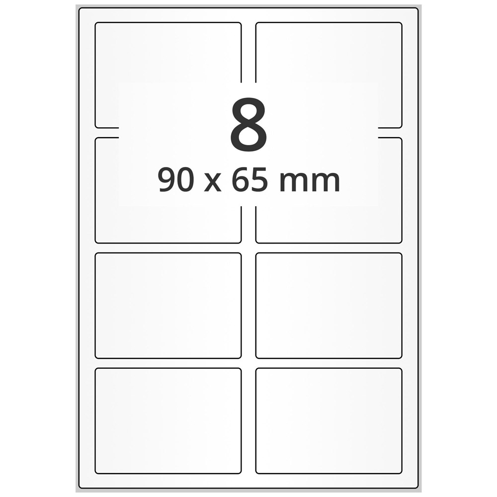 A4 90x65 mm 800 st