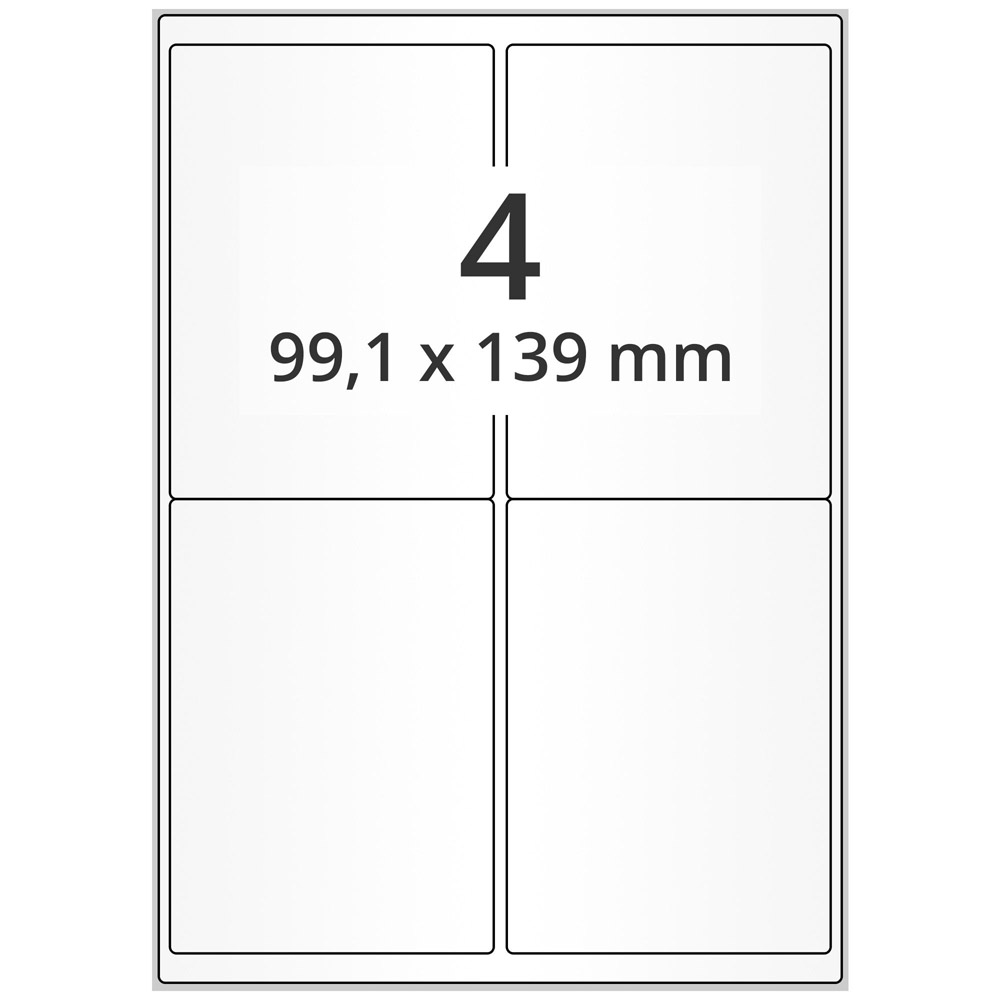 A4 99,1x139 mm 400 st