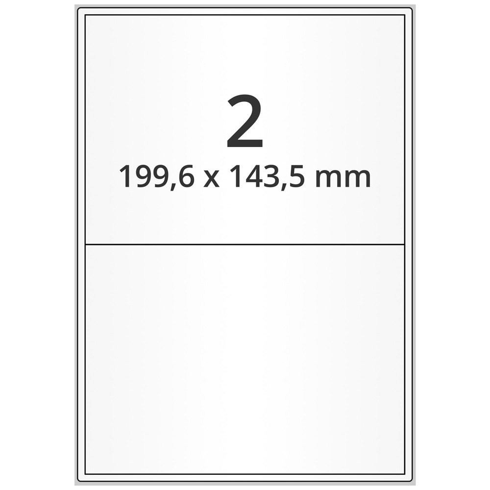 A4 199,6x143,5 mm 200 st