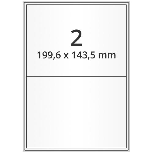 A4 199,6x143,5 mm 200 st