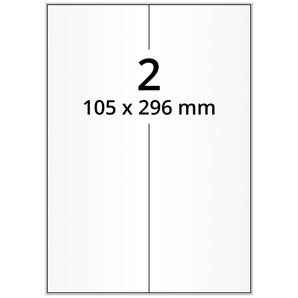 A4 105x296 mm 200 st