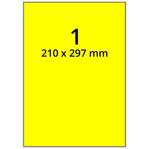 A4 210x297 mm 100 st gul