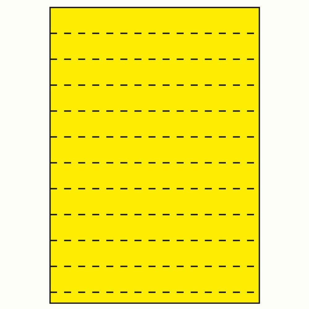 A4 210x26 mm gul 550 st