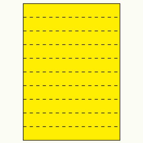 A4 210x30 mm gul 450 st