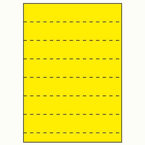 A4 210x40 mm gul 350 st