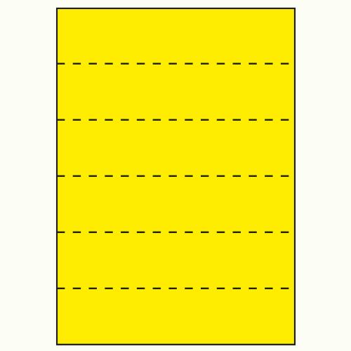 A4 210x50 mm gul 300 st