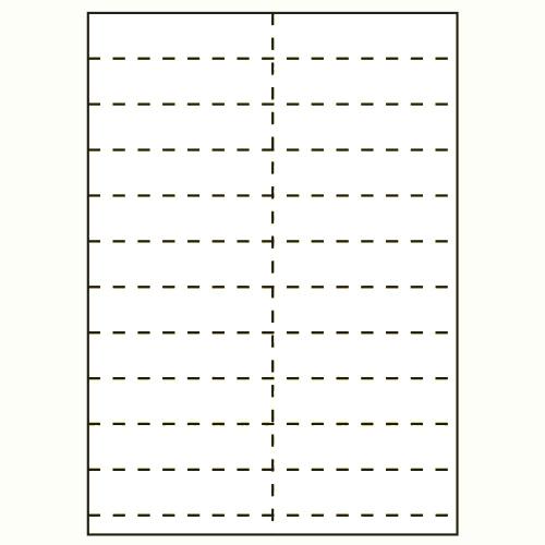 A4 105x26 mm vit 1100 st