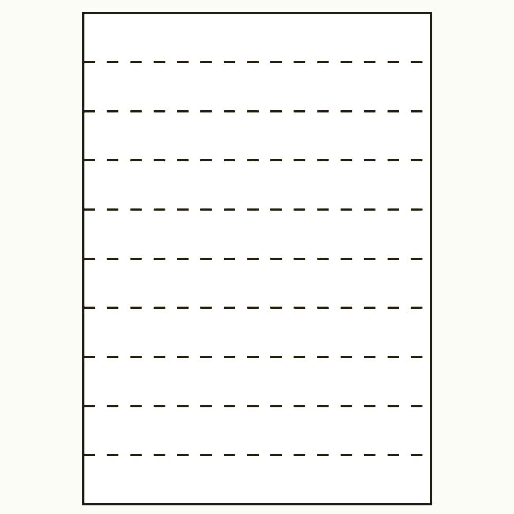 A4 210x30 mm vit 450 st